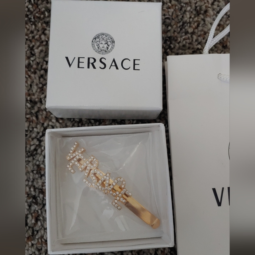 Versace Gold Hair Clip